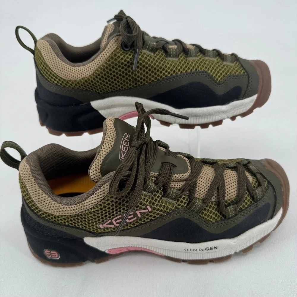 Keen Wasatch Crest Hiking Shoes WOMENS Multicolor Breathable Lace Up Sneakers 6